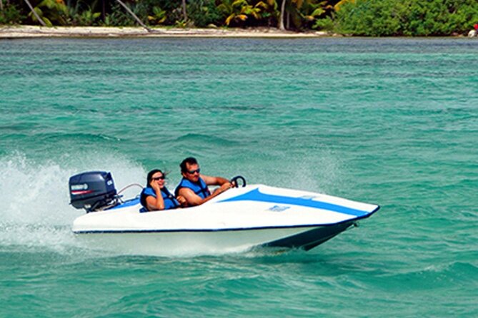 Speedboats and Parasailing Combo - Music, drinks, and the floating bar