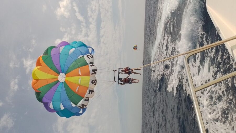 St. Julian's: Malta Parasailing Adventure with Photos - Ten minutes above St George’s Bay