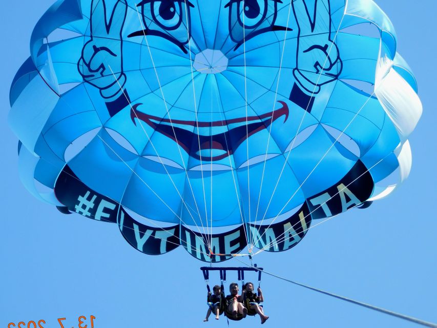 St. Julian's: Parasailing in Malta with Photos and Videos - The crew and safety briefing
