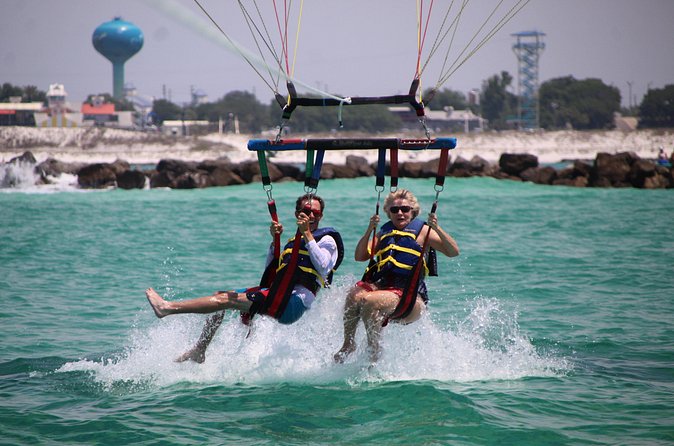 Sun Dogs Parasailing Tour in Destin Florida - The view from the parasail