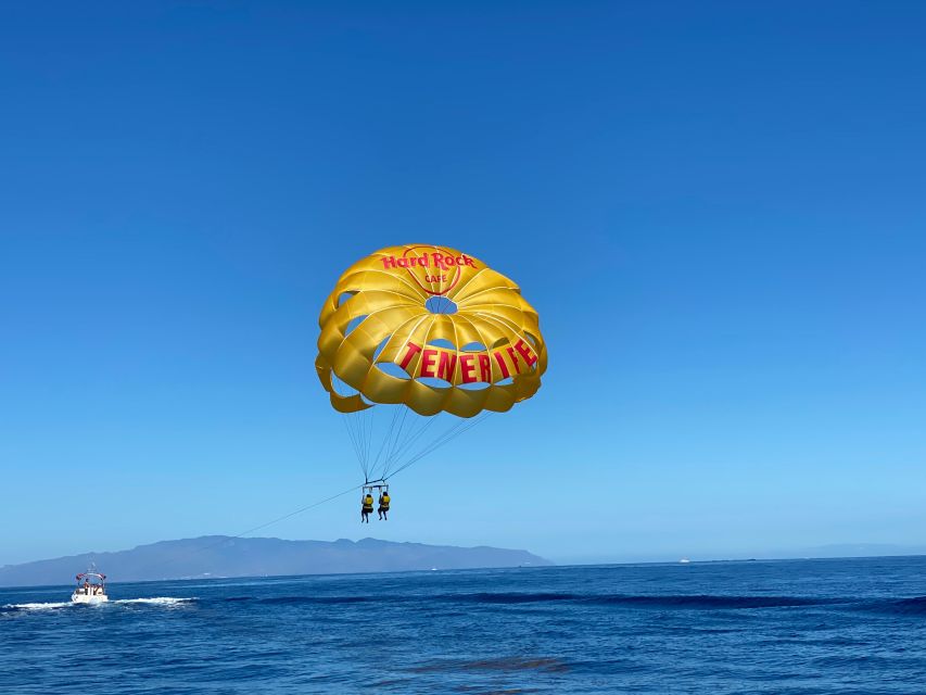 Tenerife Costa Adeje Parasailing - Taking off from Puerto Colón in Costa Adeje