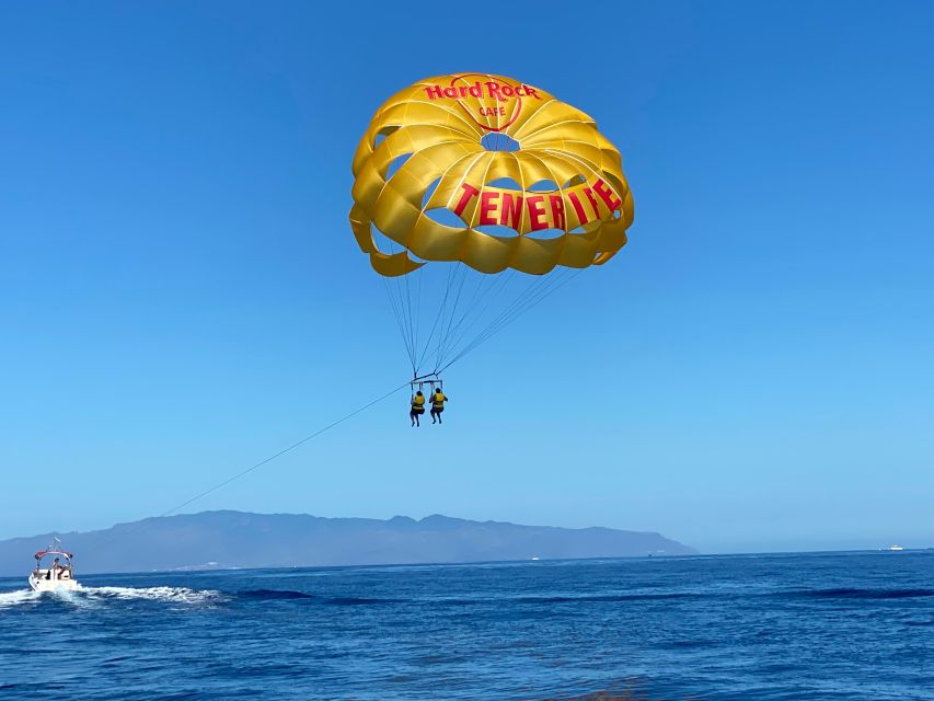 Tenerife Costa Adeje Parasailing - What the 100-meter flight feels like