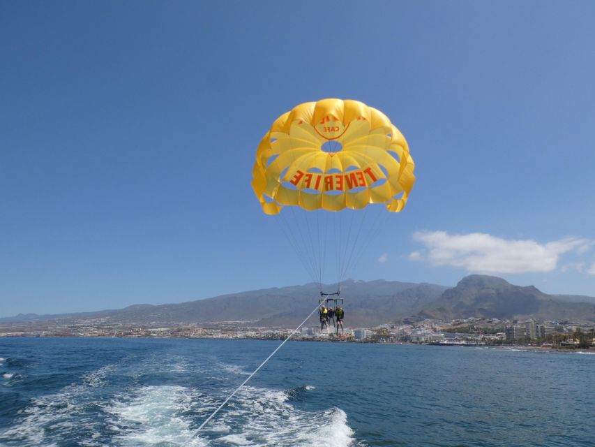 Tenerife Costa Adeje Parasailing - The boat ride is part of the experience