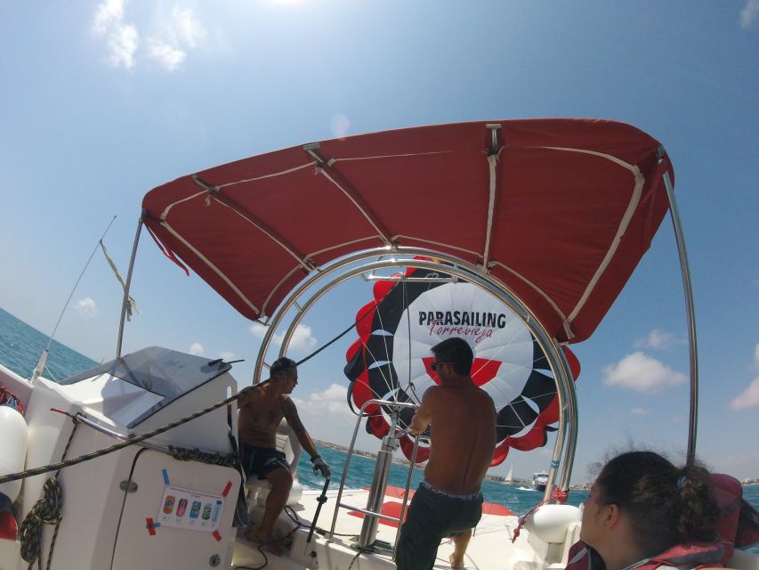 Torrevieja: parasailing experience - Taking off from Reial Club Nàutic Torrevieja
