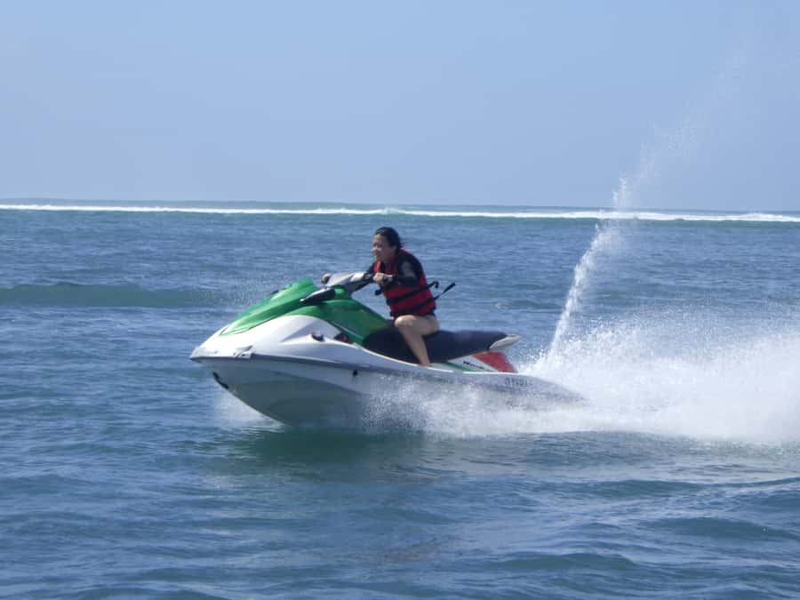 Triple Package Self Drive Jet Ski, Banana & Parasailing - Taking control of the 15-minute jet ski