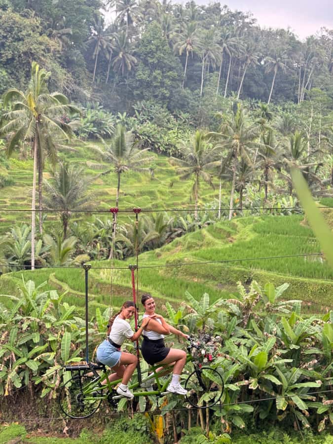Ubud Zipline & Watersport (Jetski, Parasailing, BananaBoat) - A 15-minute banana boat ride for groups