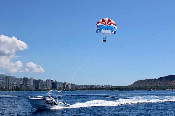 Waikiki and Diamond Head Parasailing Experience - Diamond Head and the south shore from the water